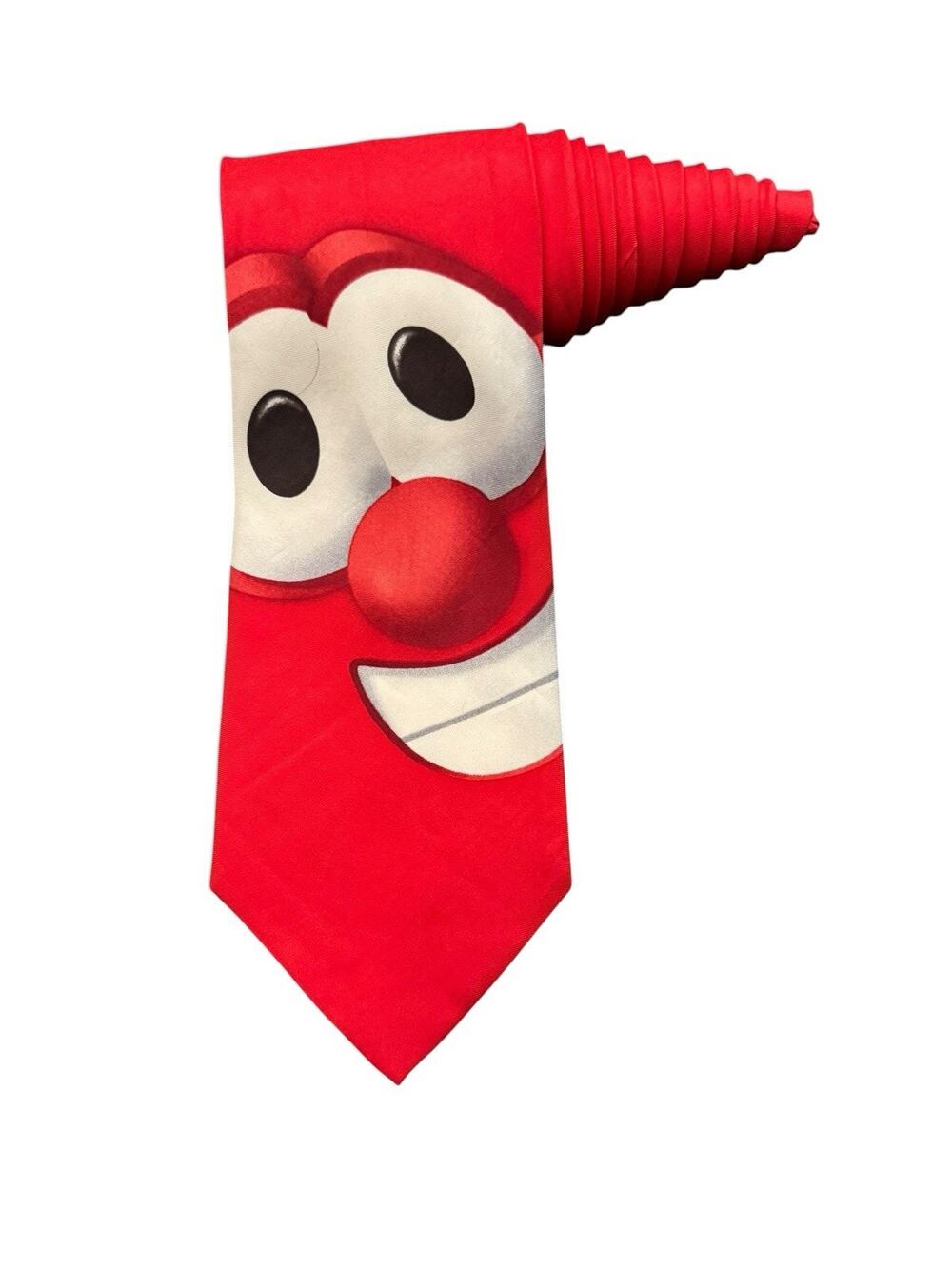 Eagle Wings Veggie Tales Bob Tomato Cartoon Novelty Necktie 100% Silk